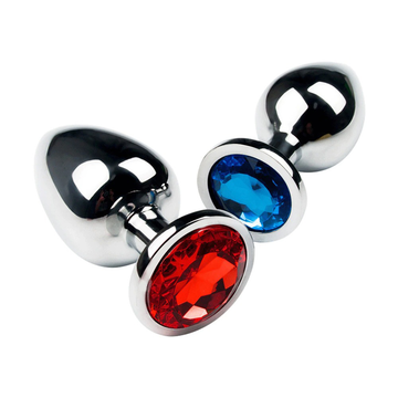 Crystal Anal Butt Plug for Adult / Unisex Stainless Steel Prostate Massage Sex Toy - EVE's SECRETS